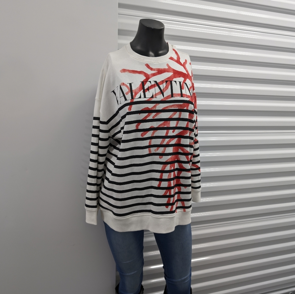 Valentino Garavani Printed French Cotton Terry Sweatshirt - Picture 4 of 14
